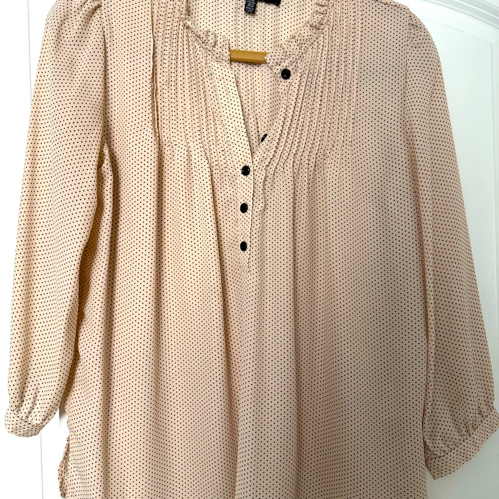 Women's Cream Blouse size M
